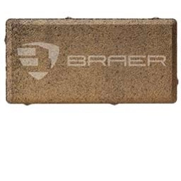 Тротуарная плитка BRAER Прямоугольник Color Mix Прайд 200x100x60 мм