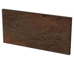 Клинкерная цокольная плитка подступенок Semir Brown 300x148x11 мм Paradyz