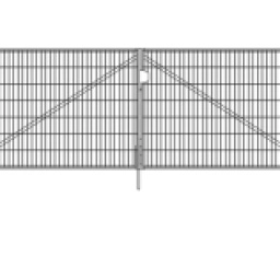 Распашные ворота Grand Line Light NoLock, RAL 6005, 2030*4000 мм