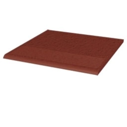 Клинкерная ступень с насечками Paradyz Natural, Rosa, структурная, 300*300*8,5 мм