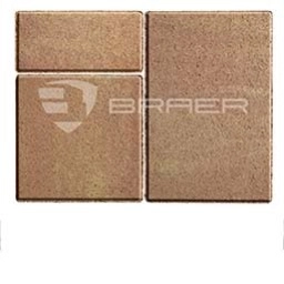 Тротуарная плитка BRAER Старый Город Ландхаус Color Mix Рассвет 240x160x60 мм