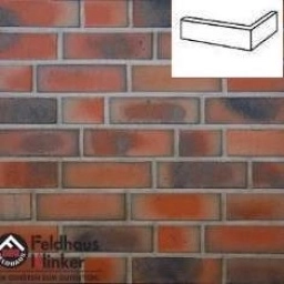 Клинкерная плитка под кирпич W788 Classic planto ardor venito NF9 угловая 240x115x71x9 мм Feldhaus Klinker