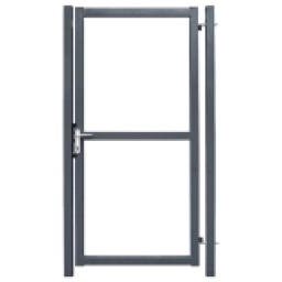 Калитка Grand Line Colority Zinc Lock, RAL 7024, 2000*1000 мм