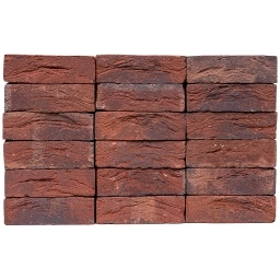Кирпич ручной формовки Blauw paars antiek, 215x100x65 мм Engels