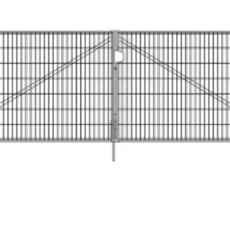 Ворота Grand Line Light NoLock, RAL 6005, 1530*4000 мм