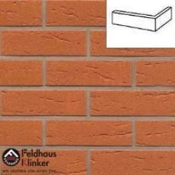 Клинкерная плитка под кирпич W227 Classic terracota rustico NF9 угловая 240x115x71x9 мм Feldhaus Klinker