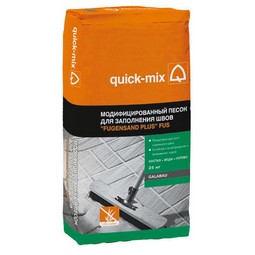 Модифицированный песок для заполнения швов Fugensand plus FUS серо-белый Quick-Mix