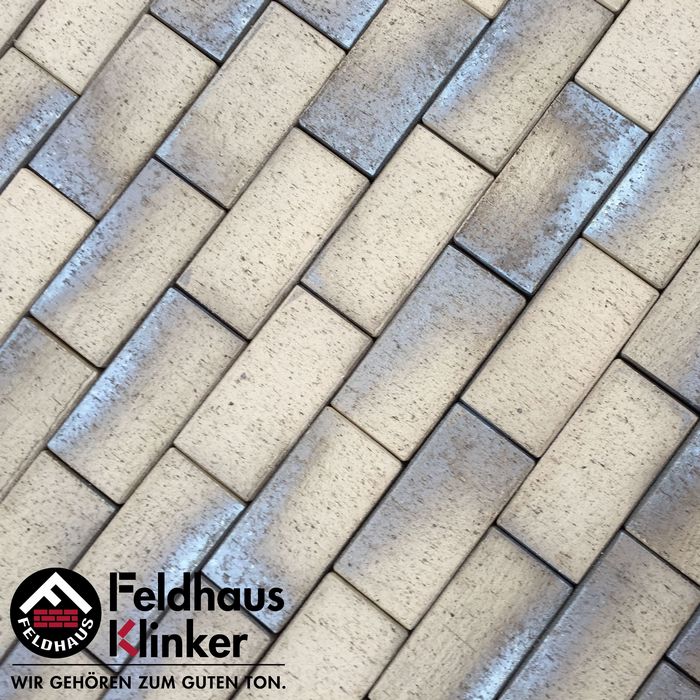Клинкерная тротуарная плитка P808 ECO 200x100x18 мм Feldhaus Klinker ...