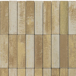 Вибропрессованная тротуарная плитка Ригель Color Mix Саванна BRAER