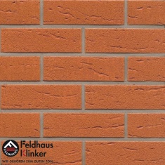 Клинкерная плитка под кирпич R227 Classic terracota rustico NF9 240x71x9 мм Feldhaus Klinker