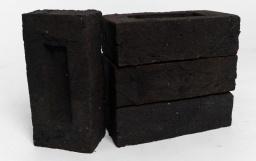 Кирпич ручной формовки Гамма черная, 210х100х65 мм Baksteen