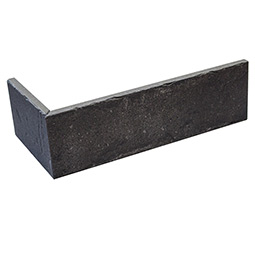 Клинкерная плитка под кирпич Brick Loft INT 576 Anthrazit угловая 240x115x52x10 мм Interbau