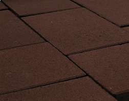 Вибропрессованная тротуарная плитка Старый Город Ландхаус коричневый BRAER, 60 мм