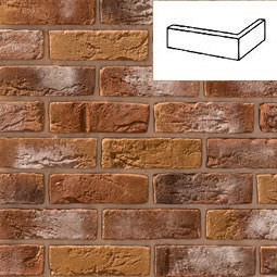 Декоративная угловая плитка под кирпич Орли 778 Леонардо Стоун