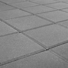 Вибропрессованная тротуарная плитка Лувр Серый, 200x200x60 мм BRAER