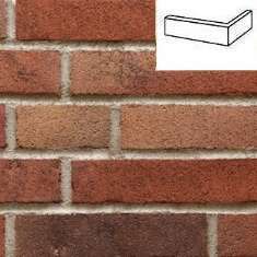 Клинкерная плитка под кирпич Handstrich 392 rotrost DF14 угловая 240x115x52x14 мм Stroeher