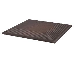 Клинкерная угловая ступень плоская Semir Rosa 300x300x10 мм Paradyz