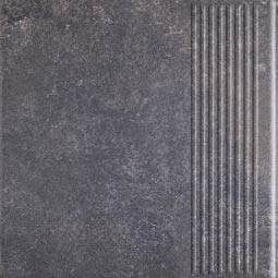 Клинкерная ступень плоская Viano Antracit 300x300x10 мм Paradyz