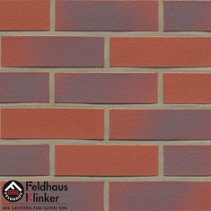 Клинкерная плитка под кирпич R356 Classic carmesi antic liso DF9 240x52x9 мм Feldhaus Klinker