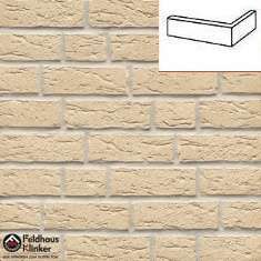 Клинкерная плитка под кирпич W691 Sintra perla ручная формовка NF14 угловая 240x115x71x14 мм Feldhaus Klinker