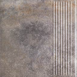 Клинкерная ступень плоская Viano Grys 300x300x10 мм Paradyz