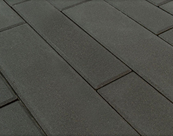 Вибропрессованная тротуарная плитка Домино Серый BRAER