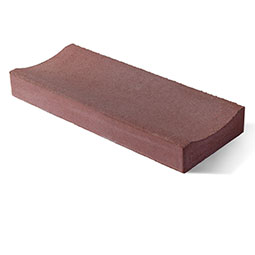 Вибропрессованный лоток Красный 500x200 мм BRAER