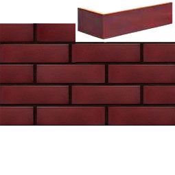 Клинкерная плитка под кирпич Dream House The crimson island (07) RF угловая King Klinker