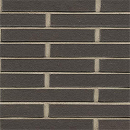 Клинкерный облицовочный кирпич 05 Eisenschmelz Schwarzbraun MF52 Muhr