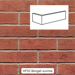 Клинкерная плитка Old Castle Bengali sunrise (HF02) NF10 угловая King Klinker