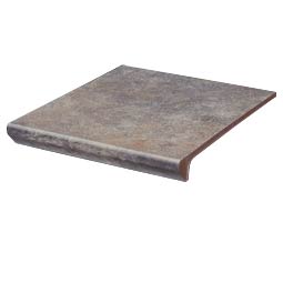 Клинкерная ступень с капиносом Viano Grys 330x300x11 мм Paradyz