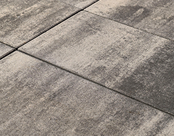 Вибропрессованная тротуарная плитка Сити Color Mix Туман 600x300x80 мм BRAER