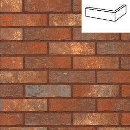 Клинкерная плитка Old Castle Bastille wall (HF16) NF10 угловая King Klinker