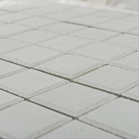 Вибропрессованная тротуарная плитка Лувр Белый, 100x100x60 мм BRAER