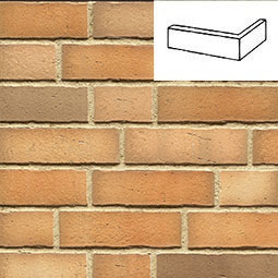 Клинкерная плитка под кирпич W917 Vario DF14 угловая 240x115x52x14 мм Feldhaus Klinker