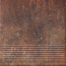Клинкерная ступень простая Arteon Rosso 300x300x10 мм  Paradyz