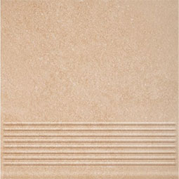 Клинкерная ступень простая Mattone Beige 300x300x11 мм  Paradyz