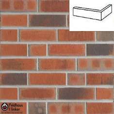 Клинкерная плитка под кирпич W752 Vascu ardor carbo NF14 угловая 240x115x71x14 мм Feldhaus Klinker