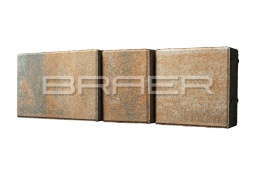 Вибропрессованная тротуарная плитка Старый Город ВЕНУСБЕРГЕР Color Mix Койот 40 мм BRAER