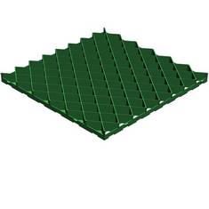 Решетка газонная Eco Pro РГ-60.60.4 пластиковая зеленая Gidrolica