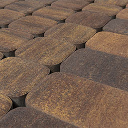 Вибропрессованная тротуарная плитка Классико Дуо Мальва BRAER