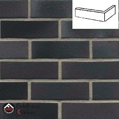 Клинкерная плитка под кирпич W509 Galena geo ferrum liso NF14 угловая 240x115x71x14 мм Feldhaus Klinker