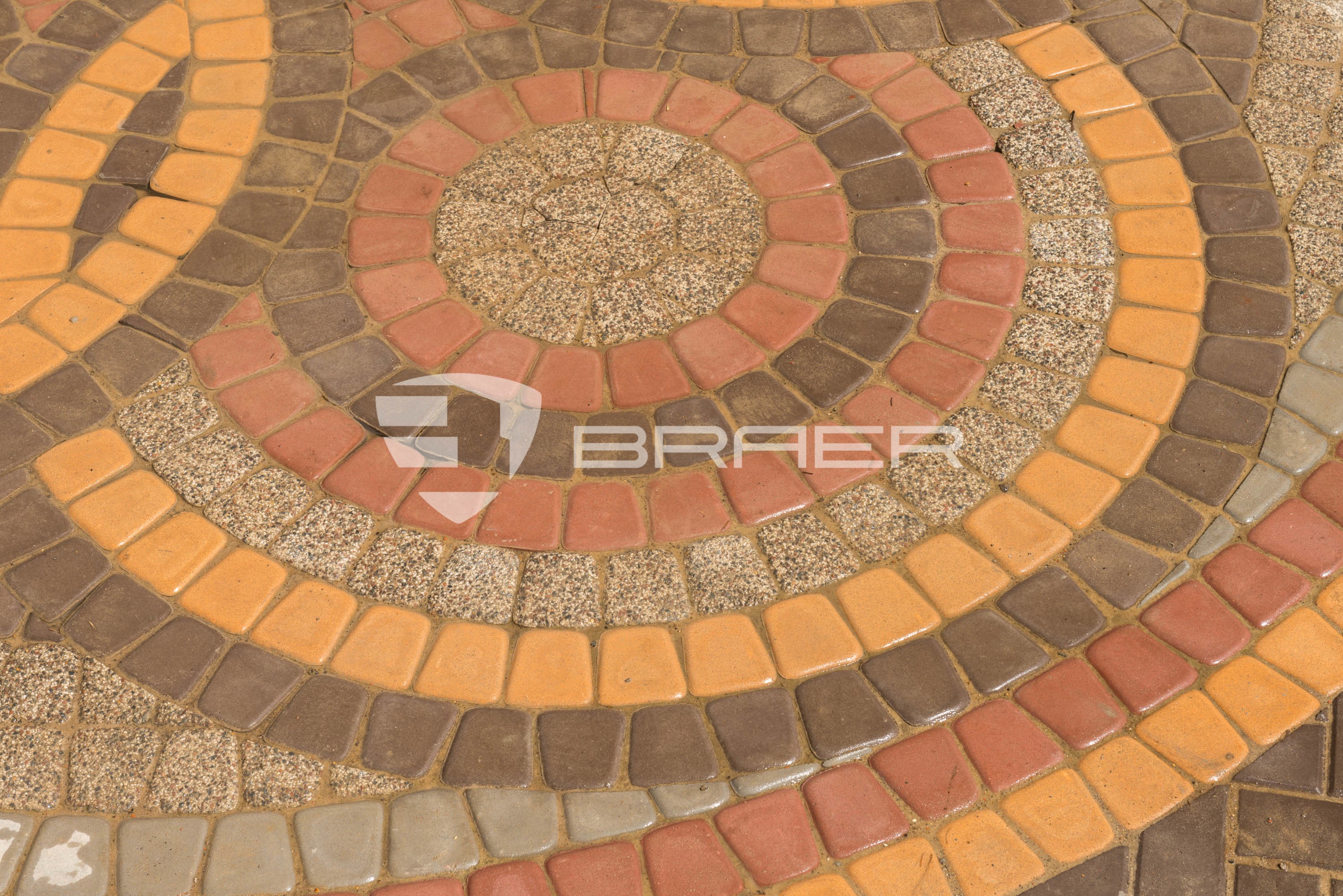 Браер укладка тротуарной плитки