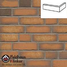 Клинкерная плитка под кирпич W758 Vascu terracotta NF14 угловая 240x115x71x14 мм Feldhaus Klinker