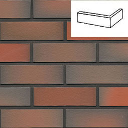 Клинкерная плитка под кирпич W484 Galena terreno viva NF14 угловая 240x115x71x14 мм Feldhaus Klinker