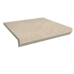 Клинкерная ступень с капиносом Scandiano Beige 330x300x11 мм Paradyz