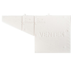 Вентиляционно-осушающая коробочка универсальный формат, белая VENTEK