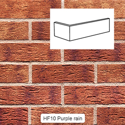 Клинкерная плитка Old Castle Purple rain (HF10) NF10 угловая King Klinker