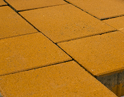 Вибропрессованная тротуарная плитка Старый Город Ландхаус оранжевый BRAER, 60 мм