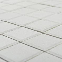 Вибропрессованная тротуарная плитка Лувр Белый, 200x200x60 мм BRAER